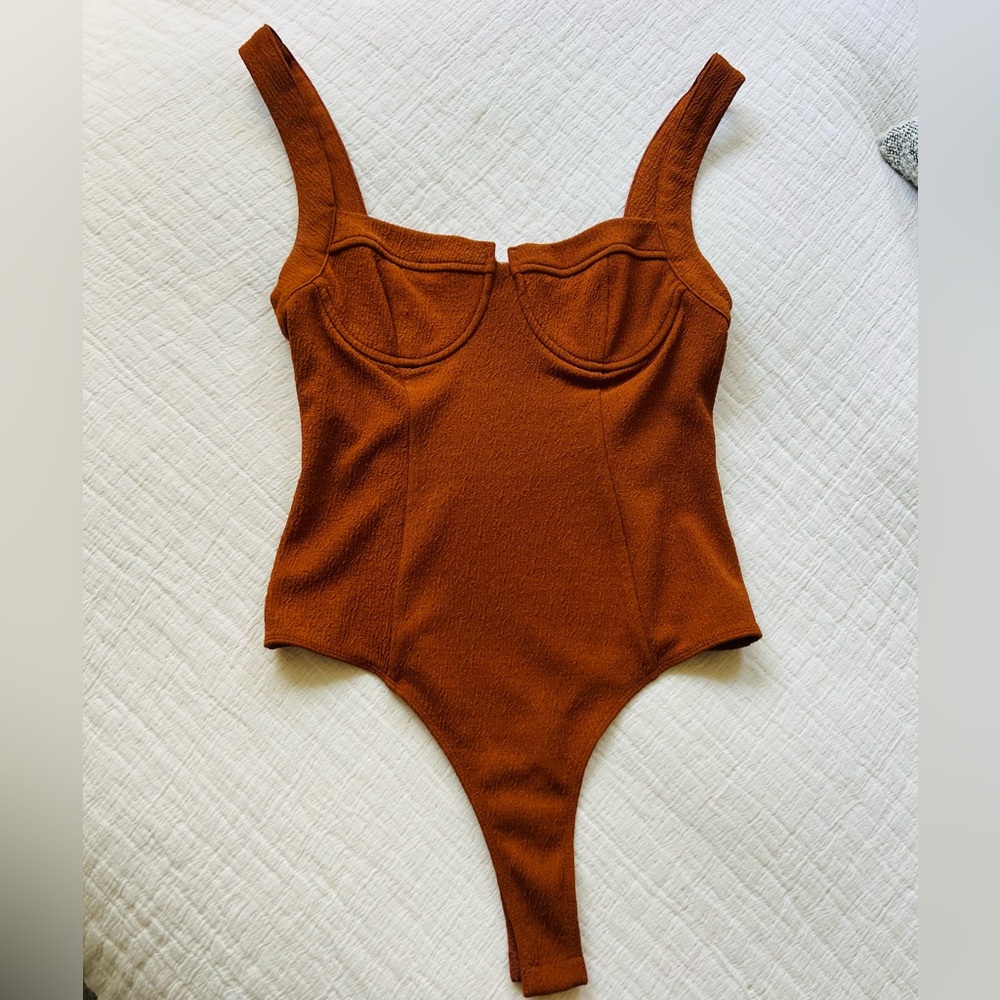 Burnt Orange Body Suit